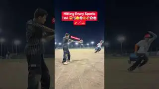 Hitting Different Sports Balls WITH Hank! #sports #sportsshorts #homerun #baseball #soccer