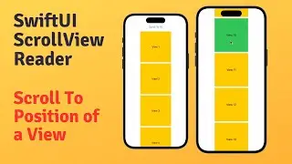 SwiftUI ScrollView scroll to position of a particular view using ScrollViewReader