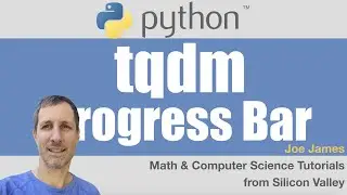 Python: Progress Bar with tqdm