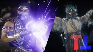All MK11 Characters Turn into Water! Rain Intro Swap
