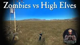 5000 Zombies vs High Elf Mages - Call of Warhammer - Medieval 2 Total War