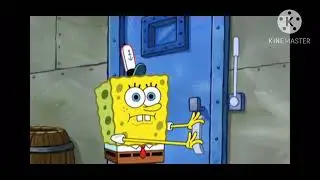 SpongeBob knocks out Squidward