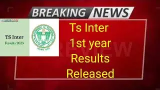 Ts Inter 1st Year Results Released 2023 | Link Discription Given | #ts #inter