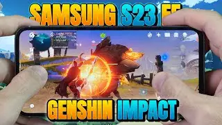 Samsung S23 FE Exynos 2200 Genshin Impact Gaming test 2024
