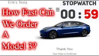 Ordering a Tesla Model 3 in UNDER 60 Seconds!