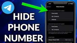 How To Hide Phone Number On Telegram