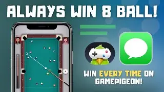 How to ALWAYS Win 8 Ball Pool on GamePigeon! (iMessage Games)