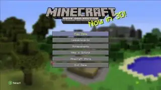 Minecraft: Xbox 360 Edition Title Screen (Xbox 360)