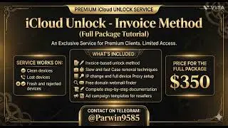 iCloud Unlock method | Activation lock remove 