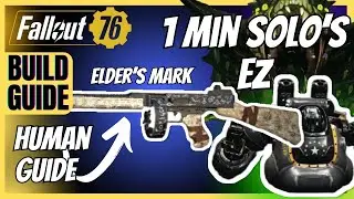 This Elder's Mark Human Commando Build Guide Solo's The Raid Bosses EZ  | Fallout 76