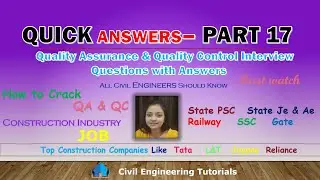 Quality Assurance & Quality Control Interview  Questions with Answers