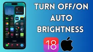 How to Turn Off/On Auto Brightness on iPhone | 2024