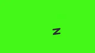 Sleep Zzz 💤 Effect Green Screen | Cartoon Style | Goolee Animation