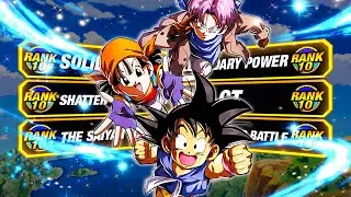 THEY ARE AMAZING STILL! LEVEL 10 LINKS 100% RAINBOW STAR LR GOKU, TRUNKS & PAN! (DBZ: Dokkan Battle)