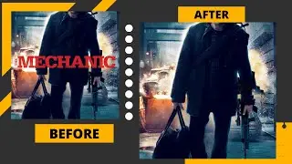 Remove Text From Image #photoshoptricks #PhotoEditingShorts