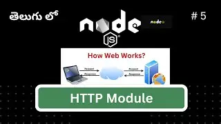#5.  HTTP Module in Node JS (Telugu) | Learn How Web Works