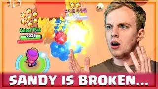 SANDY NEEDS A NERF! Gemming & Rocking NEW Brawler | Brawl Stars