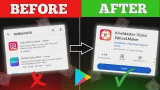 KINEMASTER APP NOT SHOWING IN YOUR PLAYSTORE??