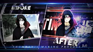 My Complete Thumbnail Making Process | After Effects