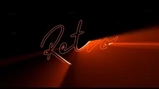 Retro Light Rays Logo Reveal for After Effects