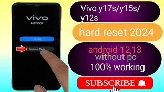 Vivo y17s/y15s/y12s (all vivo model)  Hard reset 2024.