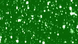 Green Screen free Falling Snow Particles Effects
