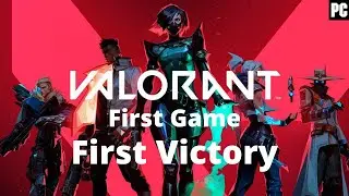 Valorant Noob Gameplay || First Impressions || First  VALORANT Game || First Victory || Part#1