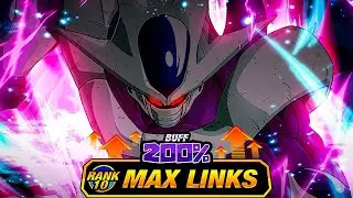 THE *NEW* KING!! LEVEL 10 LINKS 100% RAINBOW STAR EZA STR TRANSFORMING COOLER! (DBZ: Dokkan Battle)