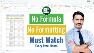 Smart Work in MS Excel 2024 Must Watch Every Excel Users | Advance Custom Formatting Number
