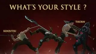 Shadow Fight 3: Kenjutsu vs Thorn - What's Your Style? [Special Moves of Iaido Katana]