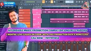 Best Online Music Production Course For Singers & Rappers in FL Studio || 2 Months/Live Zoom Classes