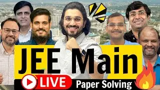 🔥 JEE MAINS Live Paper Discussion | Shift-1 | 6 April 2023 🔥