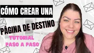 Como Crear Una Pagina De Destino | Crear Una Landing Page | Nancy Badillo