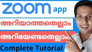 How to use Zoom app Malayalam | How to conduct meeting on zoom | Zoom tips and tricks |