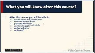 Grunt.js Tutorial | 2 | What you will know after this course?