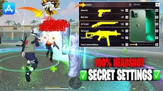 iPhone 13 free fire sensitivity setting⚙️✅ | iPhone 13 free fire headshot setting