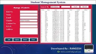 How to make a Student  Management System in Python with Database 