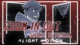 ITADORI YUJI - ZOOM IN OUT SHAKE - LIKE HAIKO TUTORIAL「 ALIGHT MOTION 」