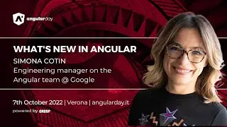 What's new in Angular | Simona Cotin | angularday 2022