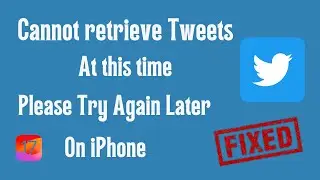 Fix✅: Twitter Rate Limit Exceeded | Cannot retrieve Tweets at this time please try again later [iOS]