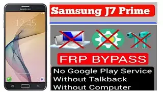 Samsung J7 Prime Frp Bypass New method || G570f Google account unlock.
