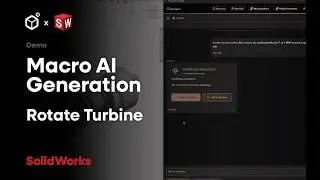 Demo Macro - Rotate Turbine - Solidworks