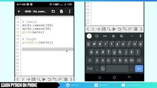 Python on Phone: 22 List Length and Count Methods in Python 