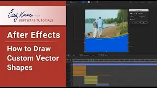After Effects - Draw and Alter Custom Vector Shapes