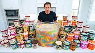 I Froze Every Ice Cream Into One Cone