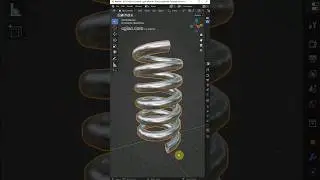 How to make a spring in Blender | 3D modeling timelapse 