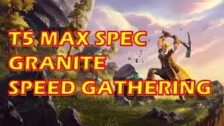 GRANITE Gathering with MAX SPEC T5 | Albion Online