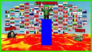 GG! Aku Berhasil Jadi Orang Nomor 1 Menebak Bendera Negara Tersulit & Selamat Dari Lava
