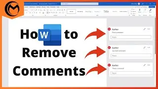 How to Remove Comments in Microsoft Word