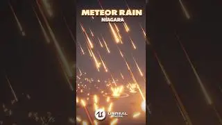 How to create Meteor Rain in #unrealengine #vfx #gamedev